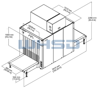 海關628XR進口X光機